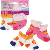 ZAPF Creation BABY born Calzini 2 paia 43cm, Accessori della bambola BABY born Socks 2 assorted 43cm, Calze per bambola, 3 anno/i