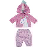 ZAPF Creation BABY born Outfit Unicorn 43cm, Accessori della bambola BABY born Outfit Unicorn 43cm, Set di vestiti per bambola, 3 anno/i