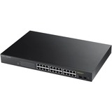 Zyxel GS1900-24HP Gestito Gigabit Ethernet (10/100/1000) 1U Nero, Interruttore Gestito, Gigabit Ethernet (10/100/1000), 1U