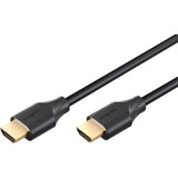 goobay Ultra96 cavo HDMI Nero/Oro