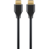 goobay Ultra96 cavo HDMI Nero/Oro
