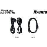 iiyama ProLite X2791HS-B1, Monitor LED Nero (opaco)