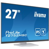 iiyama T2752MSC-W1, Monitor LED bianco (matto)