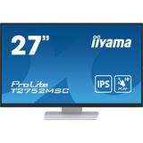 iiyama T2752MSC-W1, Monitor LED bianco (matto)