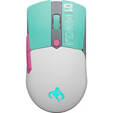 ASUS TUF Gaming Mini Wireless Hatsune Miku Edition mouse Mano destra RF Wireless + Bluetooth + USB Type-A Ottico 1200 DPI turchese/Bianco, Mano destra, Ottico, RF Wireless + Bluetooth + USB Type-A, 1200 DPI, Verde, Grigio, Rosa