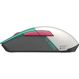 ASUS TUF Gaming Mini Wireless Hatsune Miku Edition mouse Mano destra RF Wireless + Bluetooth + USB Type-A Ottico 1200 DPI, Mouse da gioco turchese/Bianco, Mano destra, Ottico, RF Wireless + Bluetooth + USB Type-A, 1200 DPI, Verde, Grigio, Rosa