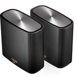 ASUS ZenWiFi AX (XT9) AX7800 2er Set Schwarz Banda tripla (2.4 GHz/5 GHz/5 GHz) Wi-Fi 6 (802.11ax) Nero 4 Interno, Router di rete Nero, Nero, Interno, Sistema Mesh, Potenza, 264,77 m², Banda tripla (2.4 GHz/5 GHz/5 GHz)