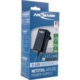 Ansmann APS 300 adattatore e invertitore Interno 3,6 W Nero, Alimentazione elettrica Nero, Universale, Interno, 100 - 240 V, 50/60 Hz, 3,6 W, 3 - 12 V