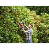 BLACK+DECKER Black+Decker Elektro-Heckenschere (600W, 60 cm Schwertlänge, 25 mm Schnittstärke, Bügel-Zweithandgriff und transparentem Handschutz, für große Hecken) BEHTS501 arancione /Nero, 60 cm Schwertlänge, 25 mm Schnittstärke, Bügel-Zweithandgriff und transparentem Handschutz, für große Hecken) BEHTS501