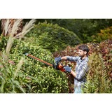 BLACK+DECKER Black+Decker Elektro-Heckenschere (600W, 60 cm Schwertlänge, 25 mm Schnittstärke, Bügel-Zweithandgriff und transparentem Handschutz, für große Hecken) BEHTS501 arancione /Nero, 60 cm Schwertlänge, 25 mm Schnittstärke, Bügel-Zweithandgriff und transparentem Handschutz, für große Hecken) BEHTS501