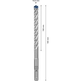 Bosch Expert Punta per martelli SDS plus-7X, Trapano Martello perforatore, Hammer drill bit, 1 cm, 165 mm, Cemento, Pietra, 10 cm
