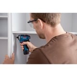 Bosch GSR 12V-35 HX Professional 1750 Giri/min Nero, Blu, Rosso, Cacciavite blu/Nero, Cacciavite elettrico, Impugnatura a pistola, Nero, Blu, Rosso, Senza spazzola, Clip da cintura, 1750 Giri/min