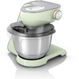 Bosch MUM58MG60 robot da cucina 1000 W 3,9 L Verde Menta/Argento, 3,9 L, Verde, Pulsanti, 0,8 L, CE, EAC-Eurasian, Ukraine, VDE, Acciaio inossidabile