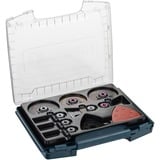 Bosch i-BOXX Pro 34 pz Set di accessori per levigatura blu, 34 pz