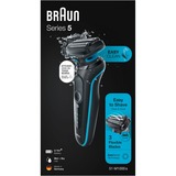 Braun Series 5 51-M1000s, Rasoio Nero/Turchese