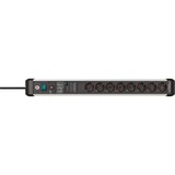 Brennenstuhl Premium-Protect-Line 1391010800, Ciabatta Nero/alluminio