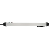 Brennenstuhl Premium-Protect-Line 1391010800, Ciabatta Nero/alluminio