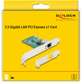 DeLOCK Scheda PCI Express x1 1 x RJ45 2,5 Gigabit LAN RTL8125, Scheda di rete 