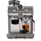 DeLonghi La Specialista Arte Evo Titan - Cold Brew, Macchina per espresso titanio/in acciaio inox