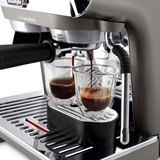 DeLonghi La Specialista Arte Evo Titan - Cold Brew, Macchina per espresso titanio/in acciaio inox