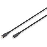 Digitus AK-600110-020-S, Cavo Nero