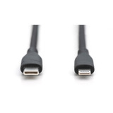 Digitus AK-600110-020-S, Cavo Nero