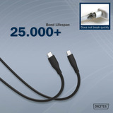 Digitus AK-600110-020-S, Cavo Nero