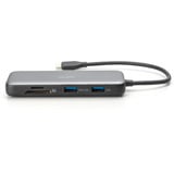 Digitus Docking station USB-C 8 porte grigio/Nero