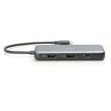 Digitus Docking station USB-C 8 porte grigio/Nero