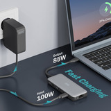 Digitus Docking station USB-C 8 porte grigio/Nero
