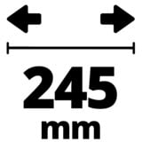 EINHELL Sega a nastro TC-SB 245 L rosso