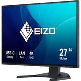 EIZO FlexScan EV2740X-BK LED display 68,6 cm (27") 3840 x 2160 Pixel 4K Ultra HD LCD Nero, Monitor LED Nero, 68,6 cm (27"), 3840 x 2160 Pixel, 4K Ultra HD, LCD, 5 ms, Nero