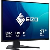 EIZO FlexScan EV2740X-BK Monitor PC 68,6 cm (27") 3840 x 2160 Pixel 4K Ultra HD LCD Nero, Monitor LED Nero, 68,6 cm (27"), 3840 x 2160 Pixel, 4K Ultra HD, LCD, 5 ms, Nero