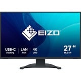 EIZO FlexScan EV2740X-BK Monitor PC 68,6 cm (27") 3840 x 2160 Pixel 4K Ultra HD LCD Nero, Monitor LED Nero, 68,6 cm (27"), 3840 x 2160 Pixel, 4K Ultra HD, LCD, 5 ms, Nero