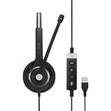 EPOS IMPACT SC 230 Auricolare Cablato A Padiglione Ufficio Nero, Argento, Headset Nero, Cablato, Ufficio, 50 - 18000 Hz, 58 g, Auricolare, Nero, Argento