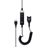 EPOS | Sennheiser USB-ED CC 01 MS Adattatore di interfaccia, Cavo Nero, Adattatore di interfaccia, Nero