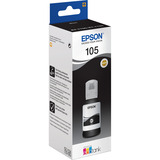 Epson 105 EcoTank Pigment Black ink bottle, Inchiostro Originale, Nero, Epson, - EcoTank ET-7750 - EcoTank ET-7700, 140 ml, Stampa inkjet