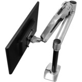 Ergotron LX Monitor Arm Steh-Sitz, Base per monitor alluminio