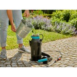 GARDENA EasyPump Spruzzatore da giardino a spalla 5 L, Spruzzatore pompa & pressione grigio/Turchese, Spruzzatore da giardino a spalla, 5 L, Nero, Blu, Arancione, 3 bar, 1,5 m