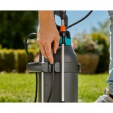 GARDENA EasyPump Spruzzatore da giardino a spalla 5 L, Spruzzatore pompa & pressione grigio/Turchese, Spruzzatore da giardino a spalla, 5 L, Nero, Blu, Arancione, 3 bar, 1,5 m