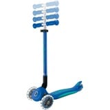 GLOBBER Primo Foldable Plus Lights, Scooter blu scuro/Turchese