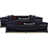 G.Skill Ripjaws V F4-2666C19D-64GVK memoria 64 GB 2 x 32 GB DDR4 2666 MHz Nero, 64 GB, 2 x 32 GB, DDR4, 2666 MHz, 288-pin DIMM