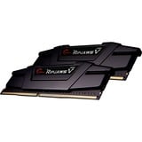 G.Skill Ripjaws V F4-2666C19D-64GVK memoria 64 GB 2 x 32 GB DDR4 2666 MHz Nero, 64 GB, 2 x 32 GB, DDR4, 2666 MHz, 288-pin DIMM