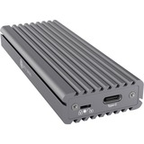 ICY BOX IB-1817M-C31 Box esterno SSD Grigio M.2, Disk enclosure grigio, Box esterno SSD, M.2, PCI Express 3.0, 10 Gbit/s, Collegamento del dispositivo USB, Grigio