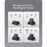 ICY BOX IB-2925MS-CU31, Docking station Nero