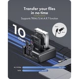 ICY BOX IB-2925MS-CU31, Docking station Nero