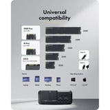 ICY BOX IB-2925MS-CU31, Docking station Nero
