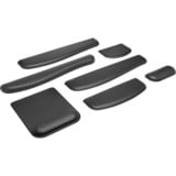 Kensington Poggiapolsi per mouse standard ErgoSoft Nero, Gel, Poliuretano termoplastico (TPU), Nero, Taiwan, 25,4 mm, 200,7 mm, 221 mm