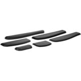 Kensington Poggiapolsi per mouse standard ErgoSoft Nero, Gel, Poliuretano termoplastico (TPU), Nero, Taiwan, 25,4 mm, 200,7 mm, 221 mm