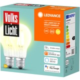 LEDVANCE VolksLicht lampada LED 60 W E27 E 60 W, 60 W, E27, 15000 h, Bianco caldo